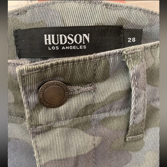 HUDSON Jeans Jane Slim Camo Print Cargo Pants NWT $245 Sz 28 - Picture 8 of 8